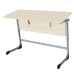 Стол ученический регулируемый Смарт 2-местный с экраном из ЛДСП с регулировкой угла наклона Стол ученический регулируемый Смарт 2-местный с экраном из ЛДСП с регулировкой угла наклона